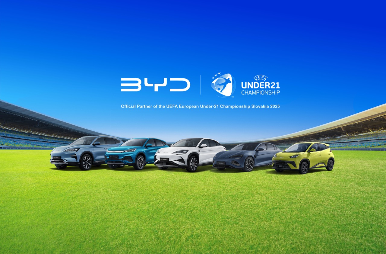 ARRANCA LA UEFA EURO 2025 SUB-21 CON BYD COMO PATROCINADOR OFICIAL DE MOVILIDAD ELÉCTRICA